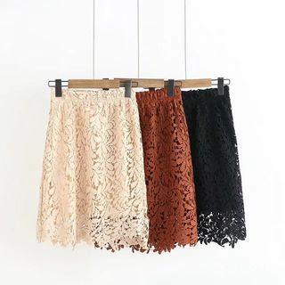 Crochet A-line Skirt