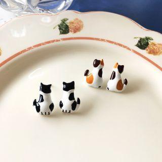 Cat Glaze Earring