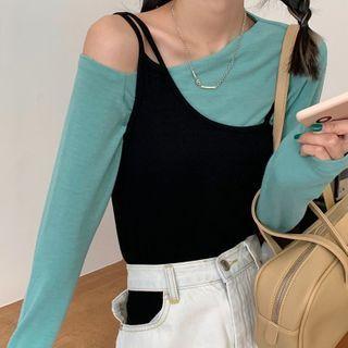 Strappy Top / Long-sleeve Top
