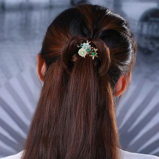 Agate Flower Hair Comb As Shown In Figure - One Size