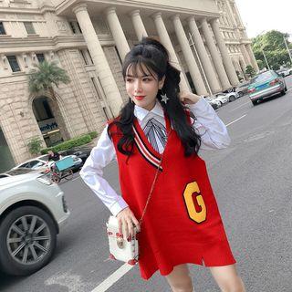 Sleeveless Knit Dress / Shirt / Set