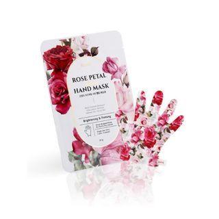 Petitfee - Rose Petal Satin Hand Mask 1 Pair