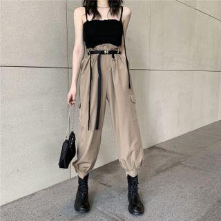 Camisole Top / Short-sleeve Shirt / Cargo Jogger Pants