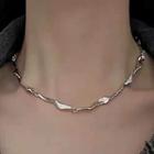 Twisted Alloy Choker Silver - One Size