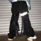 Reflective Strap-accent Cargo Pants