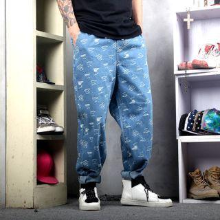 Print Shift Jeans