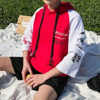 3/4-sleeve Raglan Hoodie