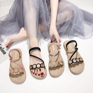 Two-way Hoop Strap Sandals