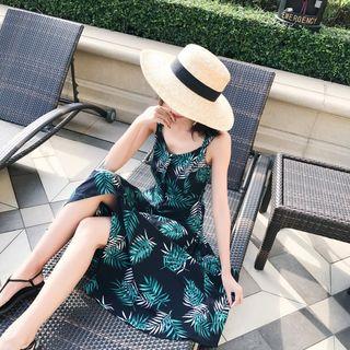 Floral Strappy Midi Sun Dress