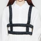 Elastic Suspender Belt Black - One Size