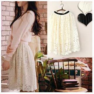 Lace Midi Skirt