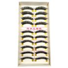 Set Of 10 Pairs: False Eyelash #d-03