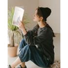 Slit-back Oversize Sweatshirt