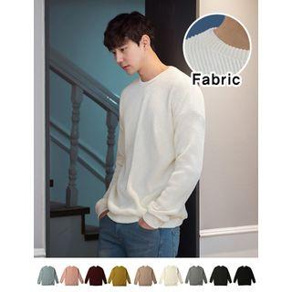 Ribbed Sweatshirt (8 Colors)