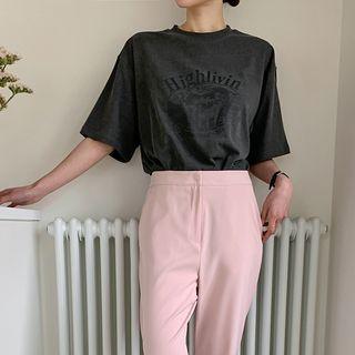 Sheep Print Pigment T-shirt