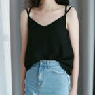 Cross Strap Chiffon Camisole