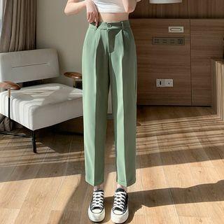 Mid Rise Straight Leg Pants (various Designs)