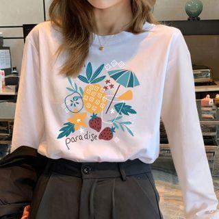 Cotton Long-sleeve T-shirt