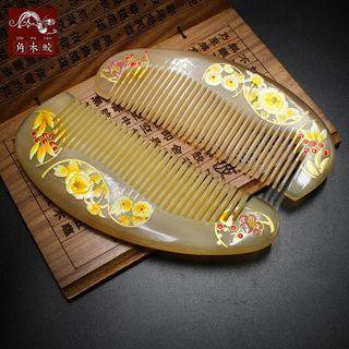 Print Horn Hair Comb As Shown In Figure - 13x5.0x0.8cm