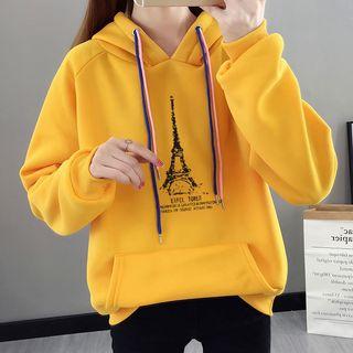 Tower Print Hoodie
