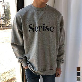 Graphic Print Cotton Sweatshirt