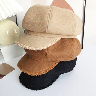 Frill Trim Newsboy Cap