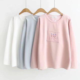 Ice-cream Applique Sweatshirt