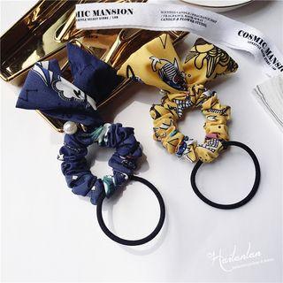 Ribbon Printed Hair Tie
