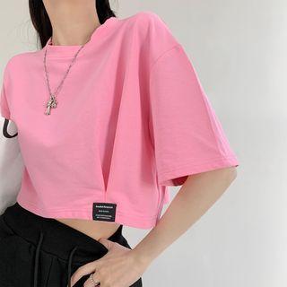 Details Losoe-fit Crop T-shirt In 7 Colors