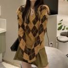 Asymmetrical Sweater Khaki - One Size
