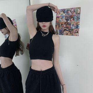 Cropped Racer Vest