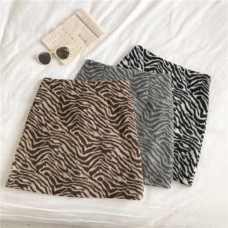 Zebra A-line Skirt