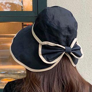 Bow Piped Bucket Hat