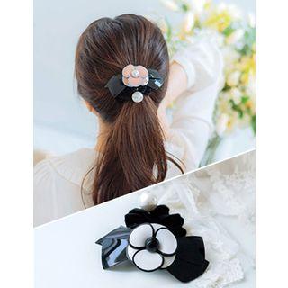 Bow Flower Hair Tie