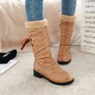 Low-heel Mid-calf Snow Boots