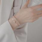 Double-layered Sterling Silver Bracelet Bracelet - One Size