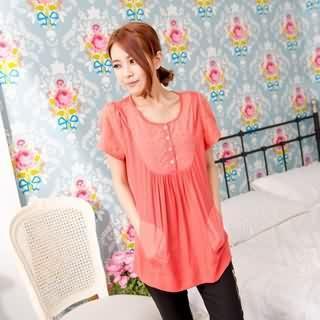 Short Sleeve Panel Top