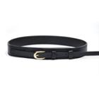 Faux Leather Belt Black - 90cm