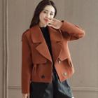 Double-breasted Cropped Coat