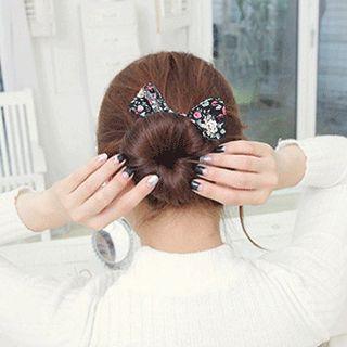 Bow Floral Hair Tie