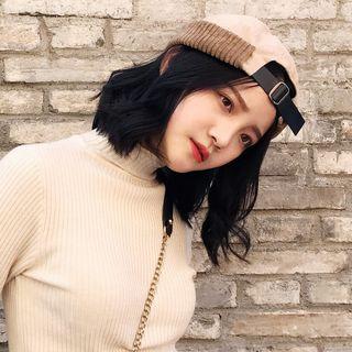 Corduroy Trim Beanie