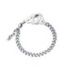 Simple Personality Handcuffs 316l Stainless Steel Bracelet Silver - One Size