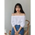 Two-way Square-neck Puff-sleeve Blouse