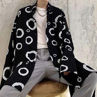 Pattern Oversized Shirt