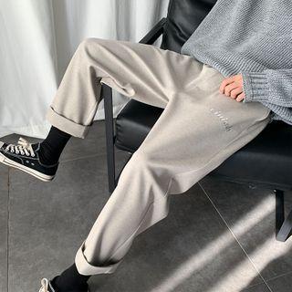 Lettering Printed Sweatpants