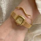 Square Bracelet Watch A40 - Gold - One Size