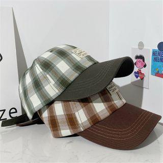 British Plaid Baseball Cap