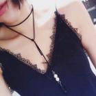 Cross Crystal Necklace