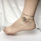 Flower Double-layered Anklet As Shown In Figure - One Size