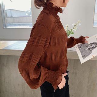 Chiffon Turtleneck Blouse